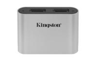 Kingston KINGSTON Externe geheugenkaartlezer / hub USB-A 3.2 Gen 1 Zilver-zwart - thumbnail