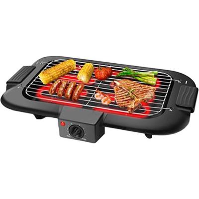 Elektrische Grillplaat 2000W - Compact Zwart Design