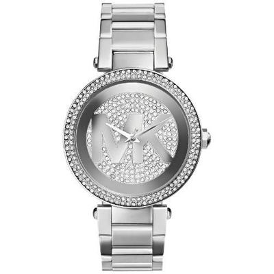 Michael Kors MK5925 Parker zilverkleurig analoog dameshorloge Michael Kors MK5925 Parker zilverkleurig analoog dameshorloge