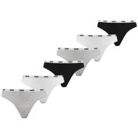 Puma String Dames Zwart/Wit/Grijs 6-Pack-XL - thumbnail
