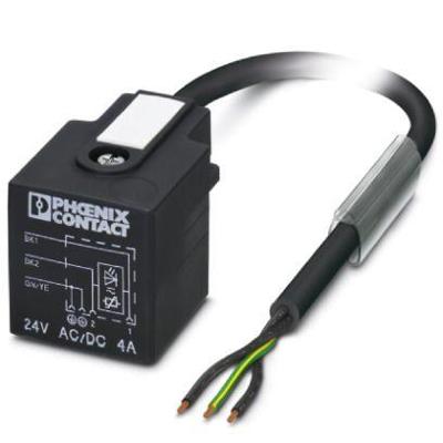 Phoenix Contact SAC-3P-10,0-PUR/A-1L-V 1443132 Klepstekker met aangegoten kabel Zwart Inhoud: 1 stuk(s) Phoenix Contact SAC-3P-10,0-PUR/A-1L-V 1443132 Klepstekker met aangegoten kabel Zwart Inhoud: 1 stuk(s)