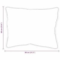 Dekbed met kussen 3 pcs Wit 260 x 220 cm Microfibre - thumbnail