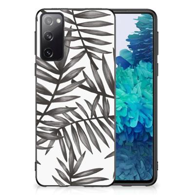 Samsung Galaxy S20 Skin Case Leaves Grey