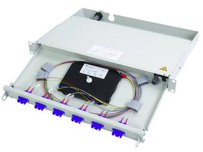 Telegärtner Glasvezel-patchpaneel 24 poorten LC 1 HE Telegärtner Glasvezel-patchpaneel 24 poorten LC 1 HE