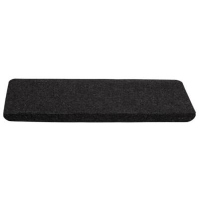 VidaXL Trapmatten zelfklevend 15 st 65x24,5x3,5 cm zwart