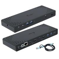 I-tec USB 3.0 / USB-C / Thunderbolt 3 Dual Display Docking Station Gen2 + Power Delivery 100W - thumbnail