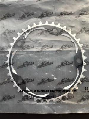 Gebhardt Sunrace blad race 39t 5-arm 130 zwart 10v