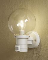 Konstsmide Nemi Move 7321-250 Buitenlamp met bewegingsmelder (wand) Spaarlamp, LED E27 60 W Wit - thumbnail