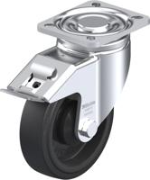 Blickle LH-POEV 125K-1-FI Zwenkwiel met rem Wieldiameter: 125 mm Draagvermogen (max.): 250 kg 1 stuk(s) - thumbnail