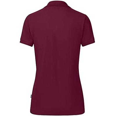 JAKO C6320D Polo Organic Dames - Kastanje - 34