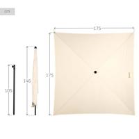 Parasol Aktive Beige 175 x 240 x 175 cm - thumbnail