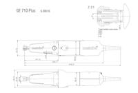 Metabo GE 710 Plus rechte slijper - 600616000 - thumbnail