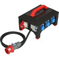 Brennenstuhl Professional rubberen bouwstroomverdeler | BSV 5-32A FI type B | 2m | H07RN-F 5G6,0 | CEE32A+2x16A,6x230V - 9150320068 - thumbnail