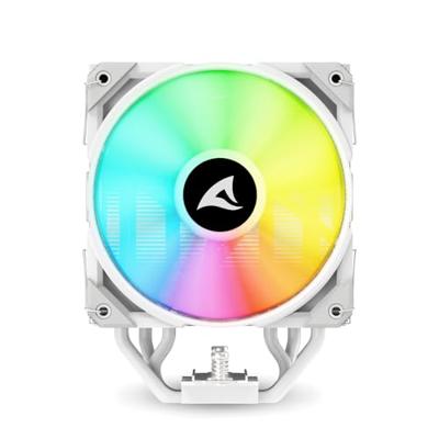 Sharkoon a50 rgb cpu-koeler (wit, 4-pins pwm fan-connector)