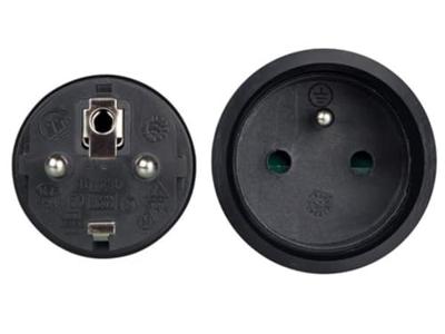 Verlengkabel 5 m zwart 3g1.5 penaarde Velleman - Velleman Verlengkabel 5 m zwart 3g1.5 penaarde Velleman - Velleman