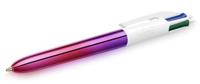 Bic Colours Gradient 4-kleurenbalpen, medium, klassieke inktkleuren - thumbnail