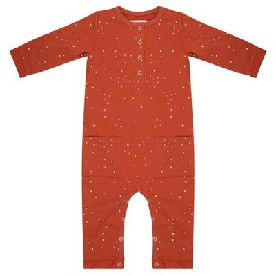 Little Indians Jumpsuit Dots Junior Katoen Roestbruin Mt 56 Little Indians Jumpsuit Dots Junior Katoen Roestbruin Mt 56