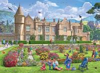 Ravensburger puzzel Happy days koninklijke woningen - 4 x 500 stukjes - thumbnail