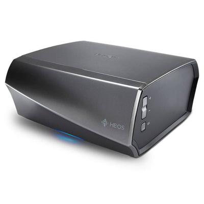 Denon HEOS by HEOSLINKHS2SRE2 Multiroom Audio Streaming Volledige versterker (High-Res Audio, Spotify Connect, NAS, WLAN, USB, app-bediening, Aux-In, Bluetooth) zwart