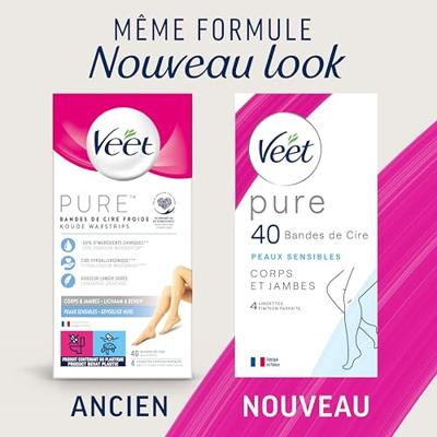 veet Veet Ontharingsstrips Benen & Lichaam - Hypoallergene Minima - 40 stuks