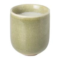 Geurkaars rose amberwood - groen - ø8.2x9.3 cm - thumbnail