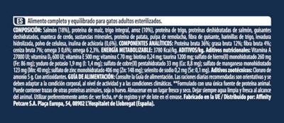 ADVANCE CAT STERILIZED SENSITIVE SALMON 3 KG - thumbnail