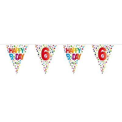 Folat BV Vlaggenlijn confetti 6 jaar, 10mtr. Folat BV Vlaggenlijn confetti 6 jaar, 10mtr.