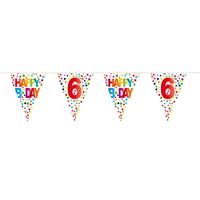 Folat BV Vlaggenlijn confetti 6 jaar, 10mtr. - thumbnail