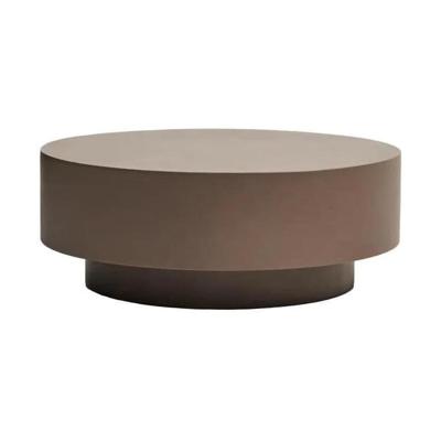 Kave Home Garbet salontafel Ø80 cm cement Bruin Kave Home Garbet salontafel Ø80 cm cement Bruin
