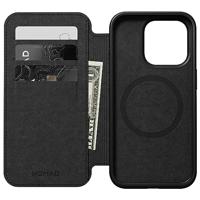 Nomad Modern Horween leather folio iPhone 15 Pro - Rustic Brown - thumbnail