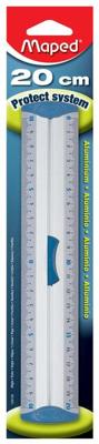 Liniaal maped met handgreep 20cm aluminium