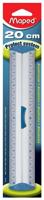 Liniaal maped met handgreep 20cm aluminium - thumbnail