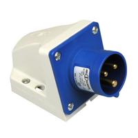 ABL cee wcd opbouw stekker 3-polig grijs/blauw - thumbnail