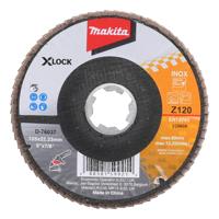 Makita Accessoires Lamellenschuurschijf X-LOCK 125mm Z120 - D-76037 - D-76037 - thumbnail