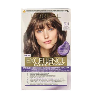 Excellence Cool creme 6.11 ultra as donkerblond 1 Stuks