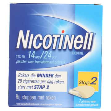 Nicotinell Pleisters 14 mg - voor stoppen met roken