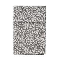 Cottonbaby ledikantlaken 120x150 cm panter grijs - thumbnail