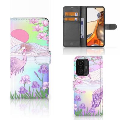 Xiaomi 11T | 11T Pro | Telefoonhoesje | Met pasjeshouder | Bird