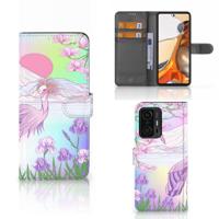 Xiaomi 11T | 11T Pro | Telefoonhoesje | Met pasjeshouder | Bird - thumbnail