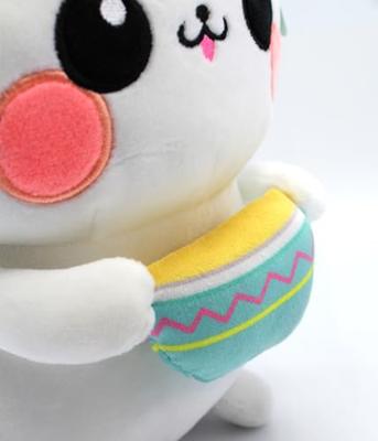 Funny Cat Plush Figure Cat with Soup 25 cm