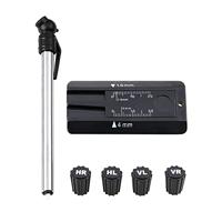 Velgboom mobiel zwart aluminium tot 225mm bandbreedte - thumbnail