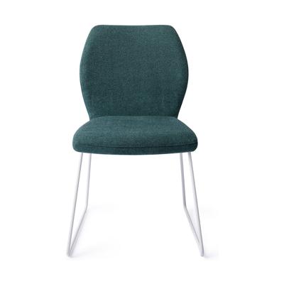 Jesper Home Eetkamerstoel 'Ikata' Slide White, kleur Merry Mermaid