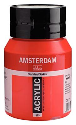 Royal Talens Amsterdam Acrylverf 500 ml - Pyrrolerood 315