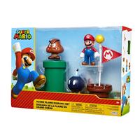 Super Mario Action Figure Set - Acorn Plains Diorama - thumbnail