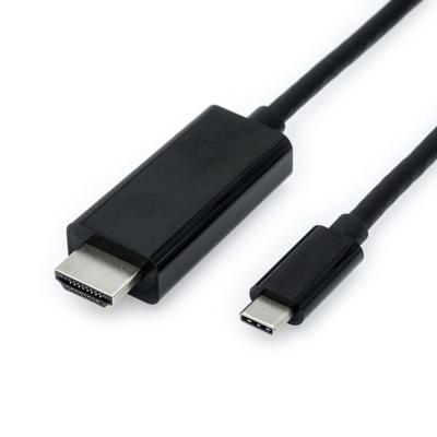 Value 11.99.5841 USB-C-displaykabel USB-C / HDMI Adapterkabel USB-C stekker, HDMI-A-stekker 2.00 m Zwart Value 11.99.5841 USB-C-displaykabel USB-C / HDMI Adapterkabel USB-C stekker, HDMI-A-stekker 2.00 m Zwart