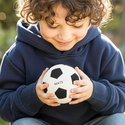 Zachte voetbal met naam - ø 10 cm