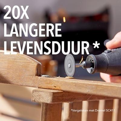 Dremel S411DM, MAX Schuurschijven (3x) - 2615S411DM