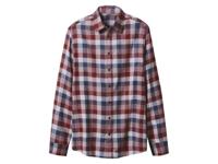 esmara Men Flanellen heren overhemd (Geruit/marineblauw/rood/wit, L) - thumbnail