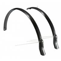 Eurofender spatbordenset scatto 51mm 28" glans zwart - thumbnail