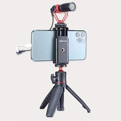 Ulanzi ST-07 telefoonhouder kunststof met cold shoe, zwart Ulanzi ST-07 telefoonhouder kunststof met cold shoe, zwart